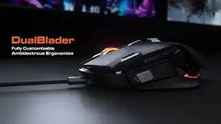 DUALBLADER - Fully Customizable Gaming Mouse With Ambidextrous Ergonomics