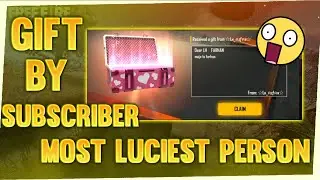 SUBSCRIBER SEND ME GIFT IN FRREFIRE | FREEFIRE MOST LUCKY PERSON