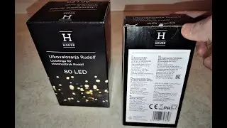 Обзор необычной финской герлянды на 31V + схема подключения