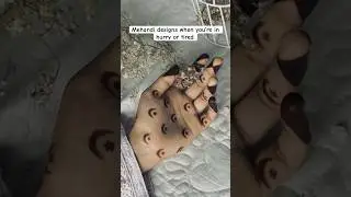 Last Minute Chand Raat Mehndi Designs For Eid 🌙 | Simple and Easy Aesthetic Mehndi Designs #shorts