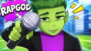 IM BACK... as BEAST BOY?! | RAPPING IN ROBLOX VOICE CHAT