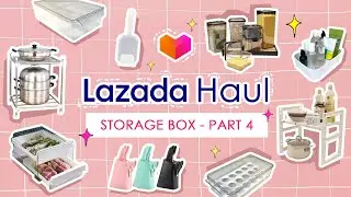 LAZADA HAUL STORAGE BOX PART 4✨