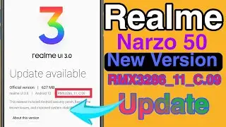 Realme Narzo 50 c.09 Update || Narzo 50 Realme UI 3.0 C.09 Update