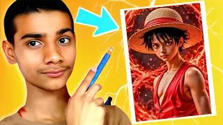 My 3rd REALISTIC ANIME Drawing 😱 Easy ANIME DRAWING
