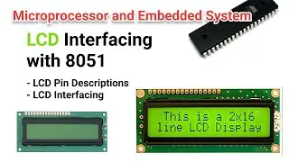 EE309 | Module VI | Class 1 | LCD | LCD Interfacing with 8051 | KTU | EEE | S5