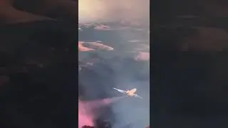 Dc 10 тушит пожар