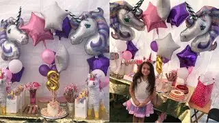 LEANNYS UNICORN 🦄 BIRTHDAY PARTY/FIESTA DE UNICORNIO Vlog#3