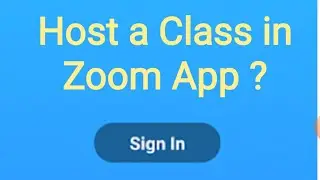 Use of  Zoom App to Conduct Classes (for Teachers)