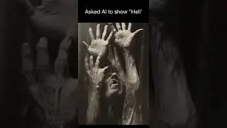 Asked AI to show "HELL"😨 #shorts