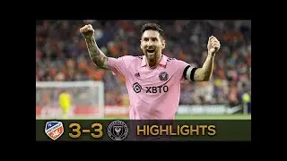 FC Cincinnati 3-3  Inter Miami--Extended Highlights +Penalty shootout