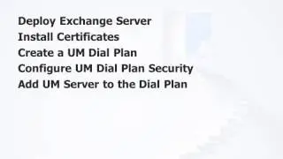 Lesson 13   Exchange Unified Messaging Integration