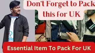 Moving to UK ? || Don't forget to pack these things || Packing Guide For International Travel