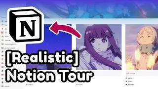 Realistic Notion Tour - Easy to use for EVERYTHING // 2024 FREE Template