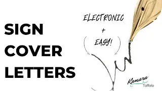 HOW TO SIGN OFF A COVER LETTER IN WORD WITH AN ELECTRONIC SIGNATURE