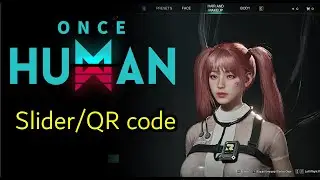ONCE HUMAN my best cute female character creation with QR code and in-game footage Ji Gamin 지가민