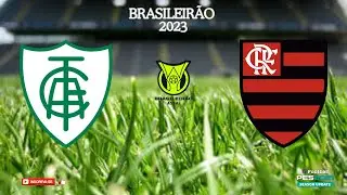 América MG vs Flamengo | Brazilian Championship 2023 (Round 35) | PES 2021 Gogosz Patch v3.3
