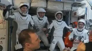 SpaceX Crew-5 hatch closure