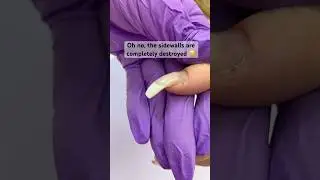 Let’s fix her nails 💅 ft. @MelodySusieOfficial e-file