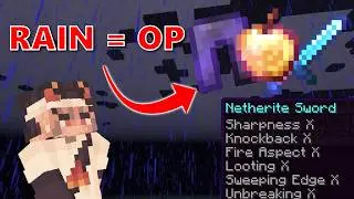 Minecraft, but it Rains OP LOOT!