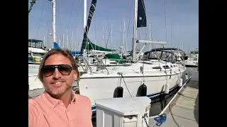 2008 Hunter 38 Sailboat for sale in San Pedro, California video walkthrough review by: Ian Van Tuyl