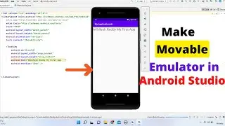 Movable emulator in Android Studio 