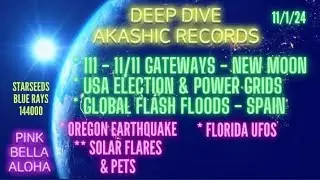 111 & 11:11 Gateways 🔥 SOLAR Flares 🌎 USA Power Grids ☔ SPAIN Flood ⚡OREGON Quake 🛸 Florida UFOs 👽