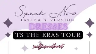 Speak Now Era Recap for #tstheerastour 💜
