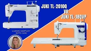 Juki TL-2010Q vs. Juki TL-18QVP Straight Stitch Quilting Machines - Full Sewing Machine Demos!