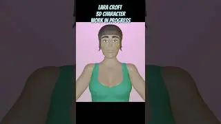 Lara Croft 3d Character Look-Alike WiP
