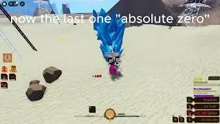 Ice element ability's showoff in NINJITSU: masters of elements