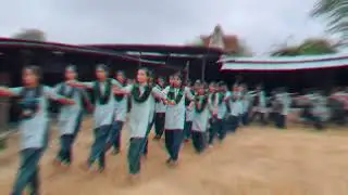 15 अगस्त की पूर्वाभ्यास तैयारी श्री किशनारामजी पब्लिक माध्यमिक विद्यालय आजोदर