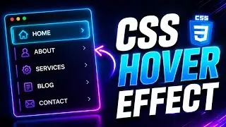 CSS Hover Glow Effect in 6 Minutes