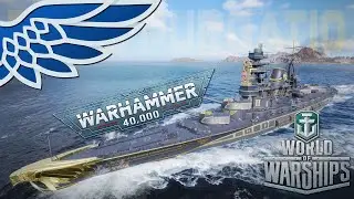 World of Warhammerships | Ignis Pugatio Battleship - Let's Try World of Warships