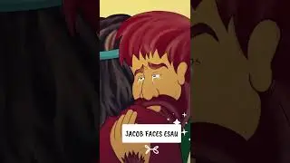 Esau Forgives Jacob Short #biblestories #genesis #youtubeshorts #jacobandesau