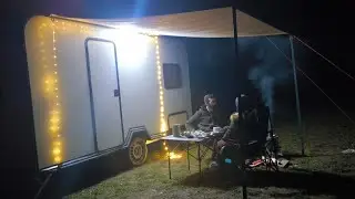 Our first camping trip with our new caravan. It felt very comfortable after the tent 😄