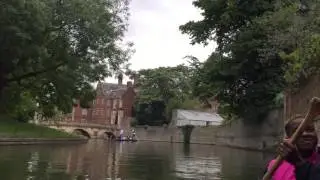 Puning on the river Cam, Cambridge, UK