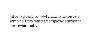 Beginning .NET Core MVC, Razor, API, Blazor, Azure Course - Intalling NorthWind DB 4/34
