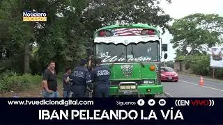 #Usulutan | Iban peleando la vía