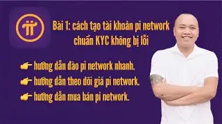 How to create a pi network account, instructions on how to mine pi network quickly.