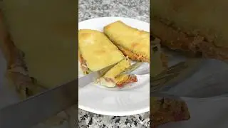 San Jacobos de calabacín rellenos de jamón York, jamón serrano y queso 🧀
