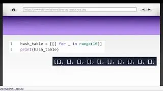 How To Create Hash Table in Python (AQA / OCR A Level Computer Science)