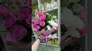 Букет для сайта «НЕЖНОСТЬ»💐 #florist #flowers #упаковка #rose #флористика #bouquet #цветы