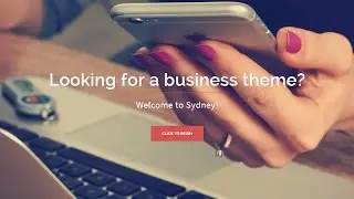How To Create Company Website in WordPress - Sydney WordPress Theme Customization Tutorial