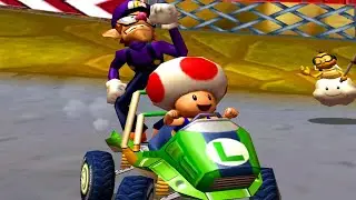 Mario Kart Double Dash Reverse - 100% Walkthrough Part 11 Gameplay - 150cc All Cup Tour R START Toad