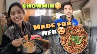Apni Mam Ke Liye Banayi Special Chowmein 🍜😊 | Homemade Chowmein Vlog😍