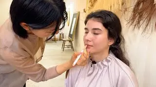 ASMR Doing Your Makeup💖 (Soft Spoken Japanese)