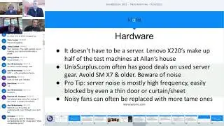 Panel building and running a BSD homelab moderated by Allan Jude