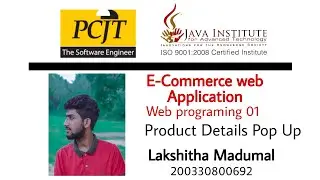 Product Details Pop-Up | eShop Project | Java Institute
