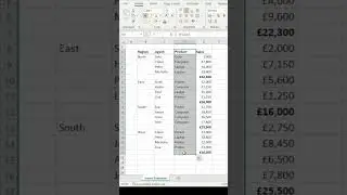 Insert Subtotals in Excel Faster trick #tutorials