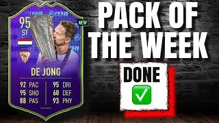 95 DE JONG - PACK OF THE WEEK - PACYBITS 20 WEEKLY OBJECTIVES